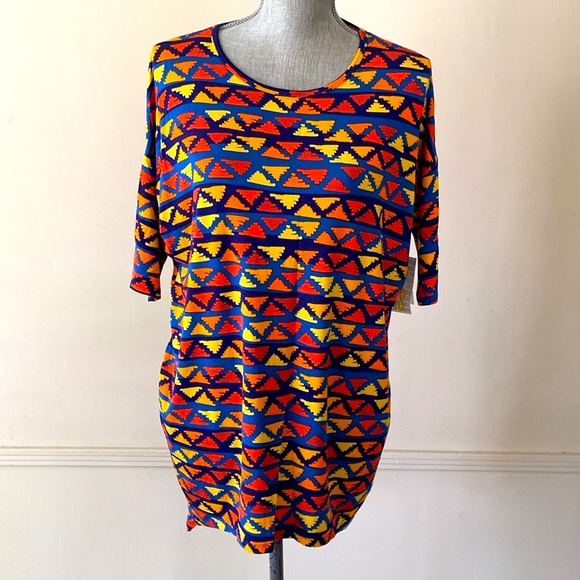 LuLaRoe “IRMA” HIGH-LOW TUNIC OVERSIZED TOP SIZE EXTRA EXTRA SMALL 🌟NWT🌟 - Picture 2 of 11